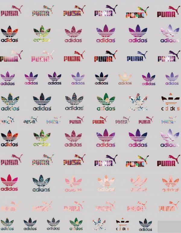 Promo Nail Sticker Logo Brand (part 2) Stiker LV Gucci Adidas Nike