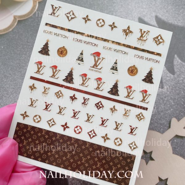 Christmas nail sticker