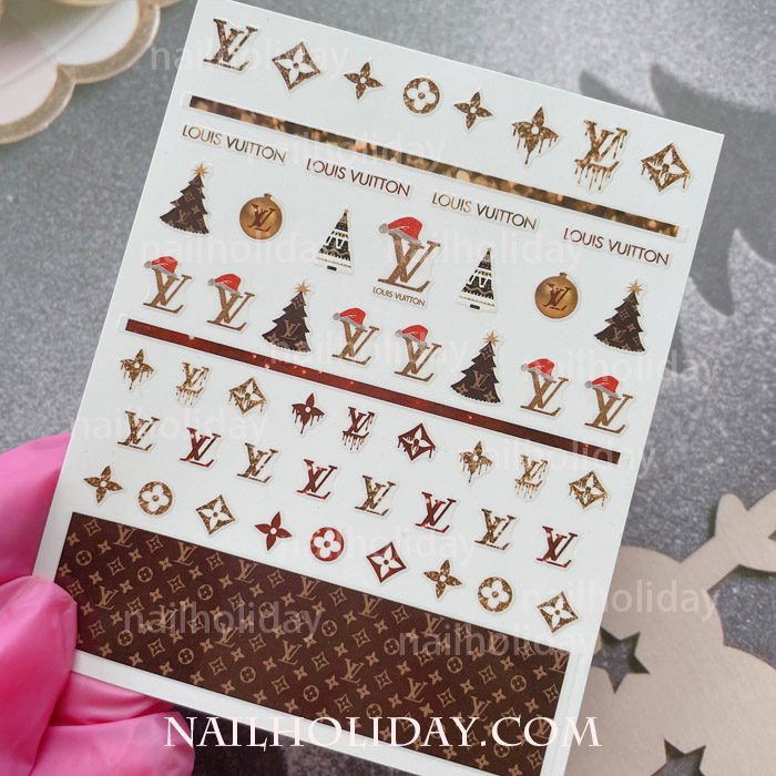 Christmas nail sticker 01