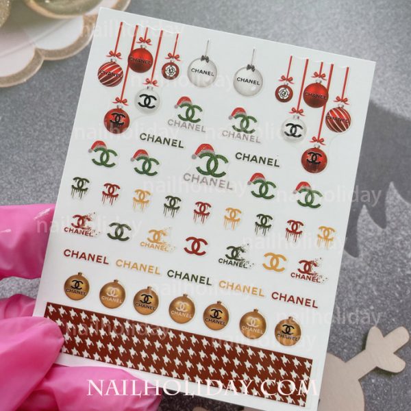 Christmas nail sticker