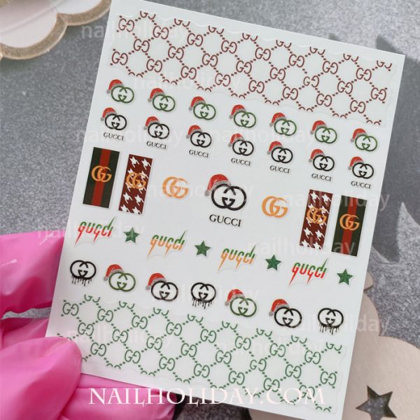 Christmas Designer Nail Stickers Set（10 Sheets）