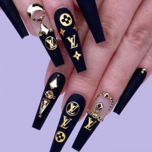 LV / Stickers /Pink - #93 – 365 Nail System