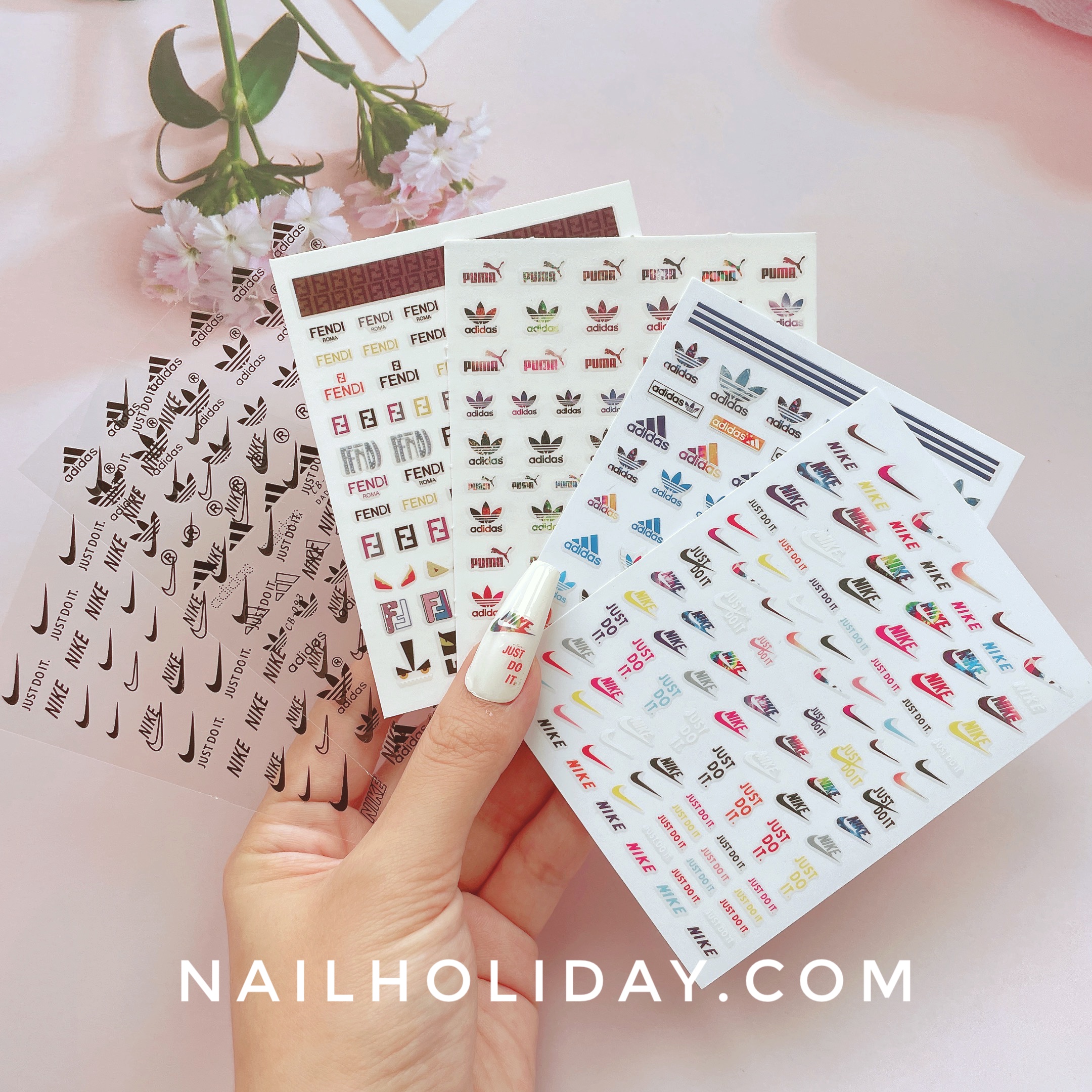 Playboy Bunny Nail Stickers (13 Designs) – QQ Nail Supply