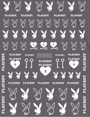 Playboy Nail Stickers Set（6 Sheets）