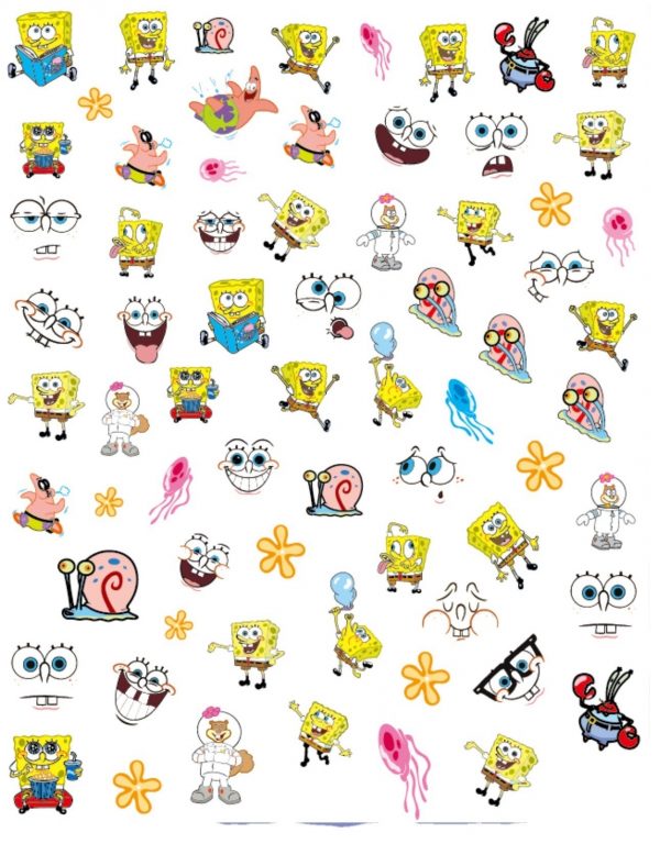 SpongeBob nail