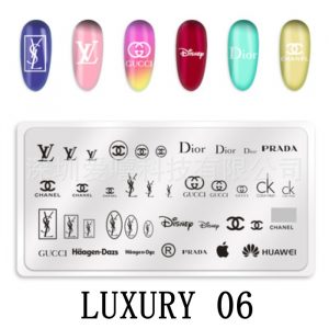 Luxury nail plate