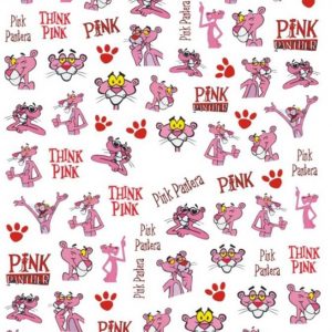 The Pink Panther nail sticker