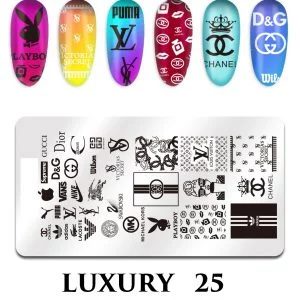 Frozen Nail Stamping Plate JL049