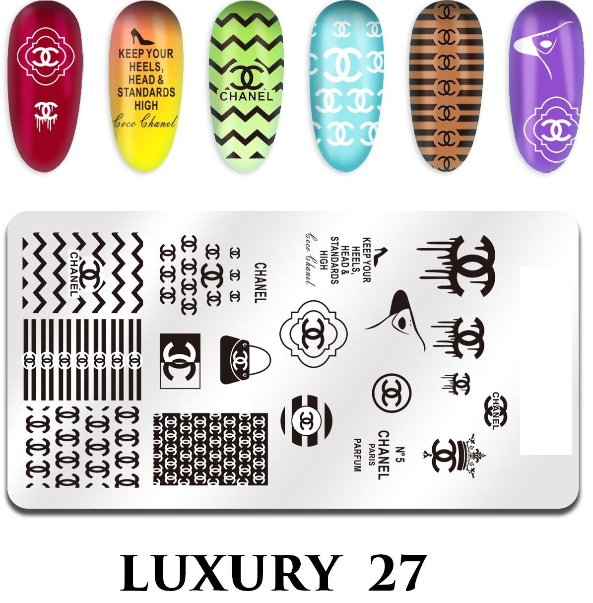 Chanel Nail Plate-LUXURY 22