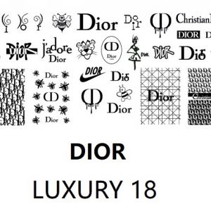 luxury logo nail stamping plate｜TikTok Search
