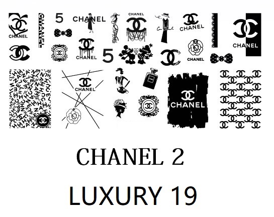 Chanel nail plate