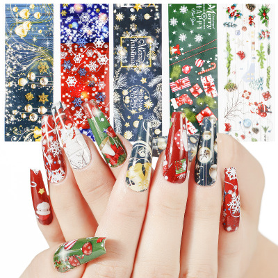 10 Styles Designer Nail Foils