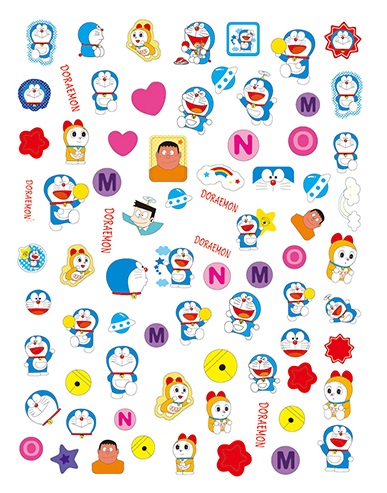 Doraemon nail sticker