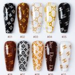 designer nail foils