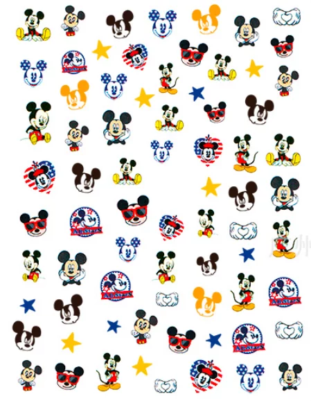 Mickey Nail Sticker Set（10 Sheets）