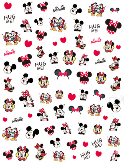 Mickey Nail Sticker（11 Sheets）