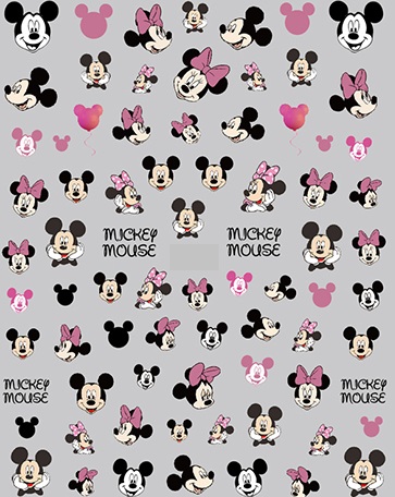 Mickey nail sticker