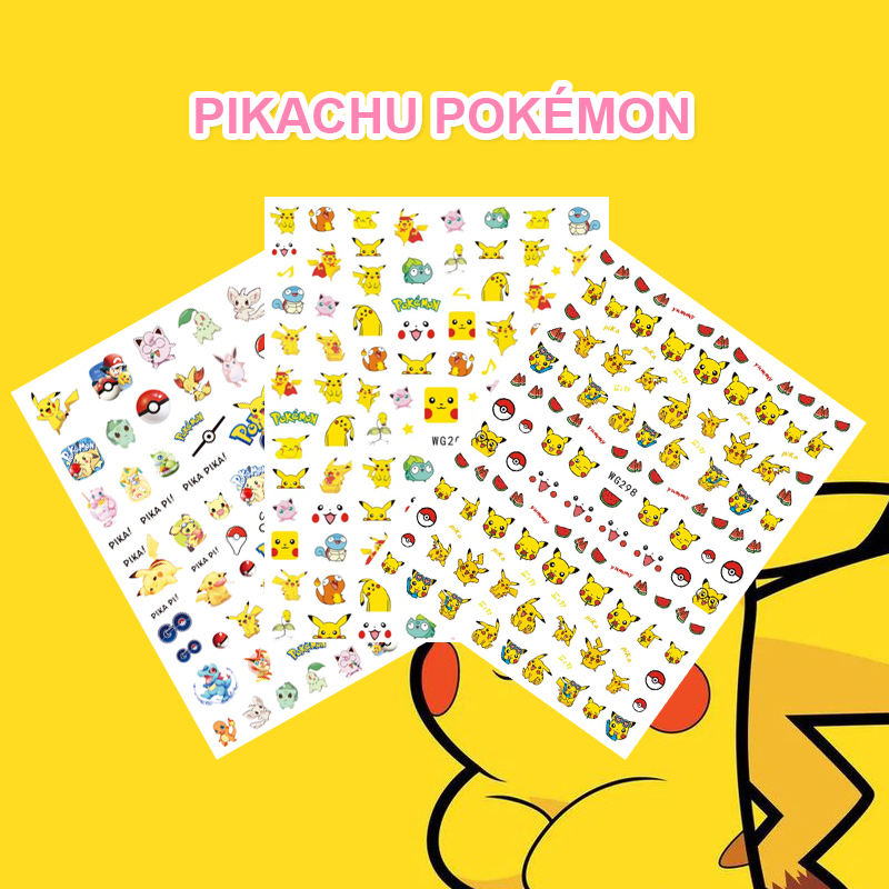 Amazon.com: 8 Sheets Cute Nail Art Stickers Decals 3D Self Adhesive Cute  Cartoon Nail Decals Kawaii Anime Nail Stickers Design Cute Nail Art Charm  for Women Acrylic Nail DIY Manicure Tips Decorations :