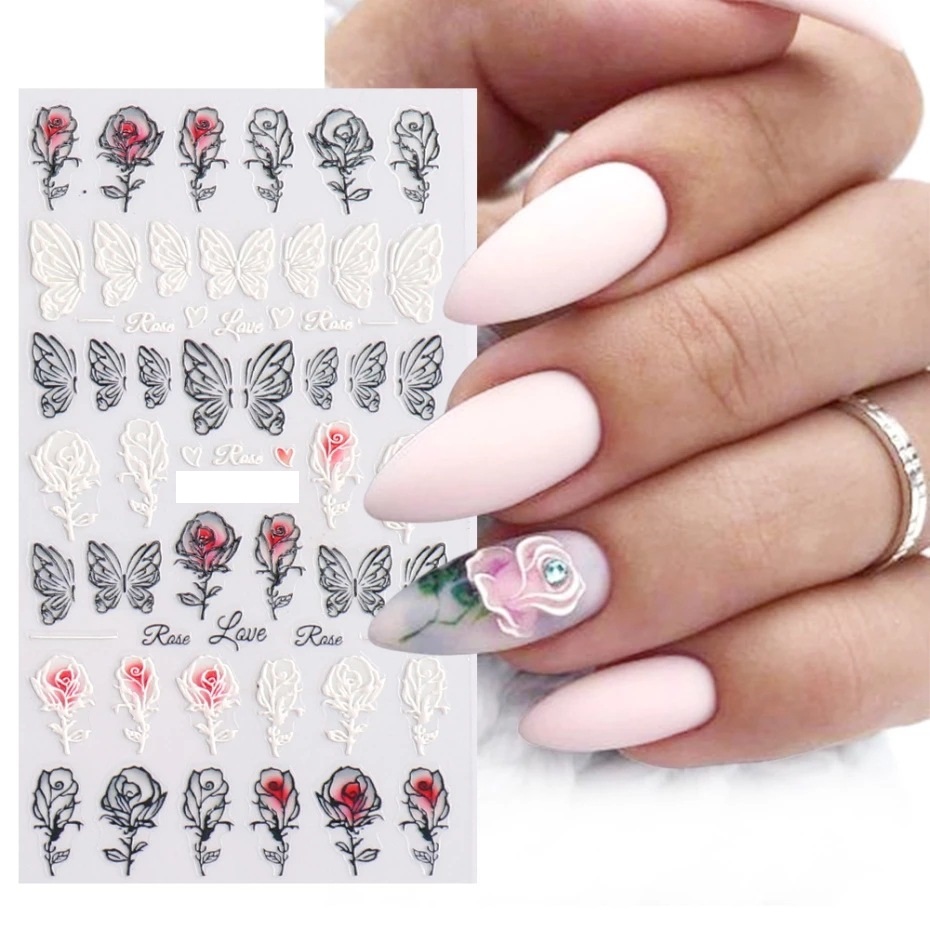 01-5D nail stickers