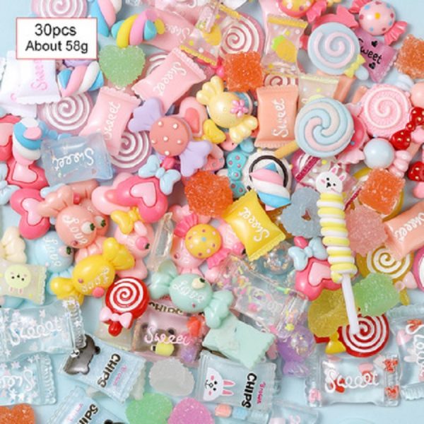 30PCS Sugar Bear Nail Charms