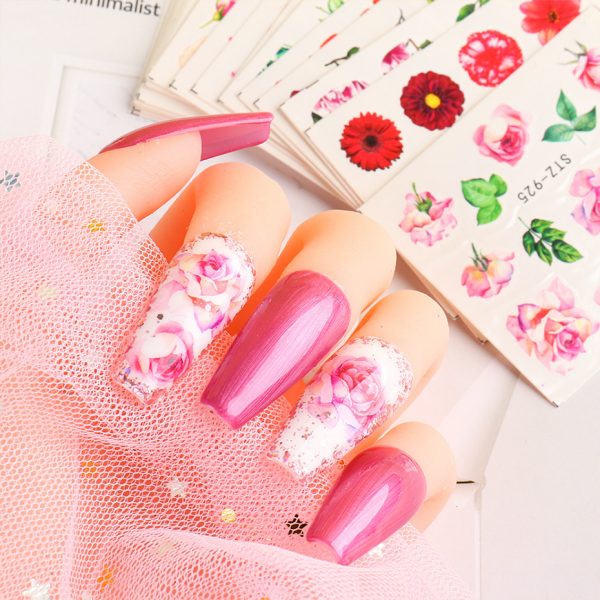 Flower Nail Decals C-24 Sheets-BUY 1 GET 1 FREE