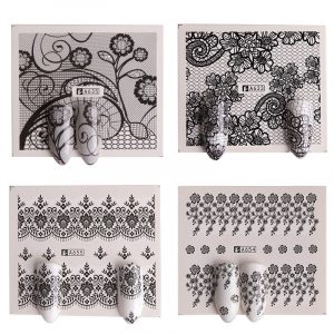 Buy JoyKott Large Sheet 3D Luxury Brand Nail Art Sticker Gucci LV Online at  desertcartINDIA
