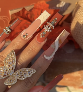 Chanel nail art charms
