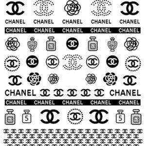 Chanel nail sticker