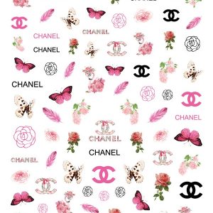 Chanel sticker pink