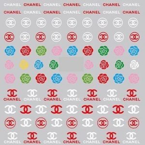 Chanel sticker red