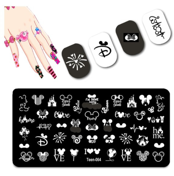 Buy Biutee 10 Nail Plates +1 Stamper + 1 Scraper Nail Art Image Stamp  Stamping Plates Manicure Template Nail Art Tools Online at Low Prices in  India - Amazon.in