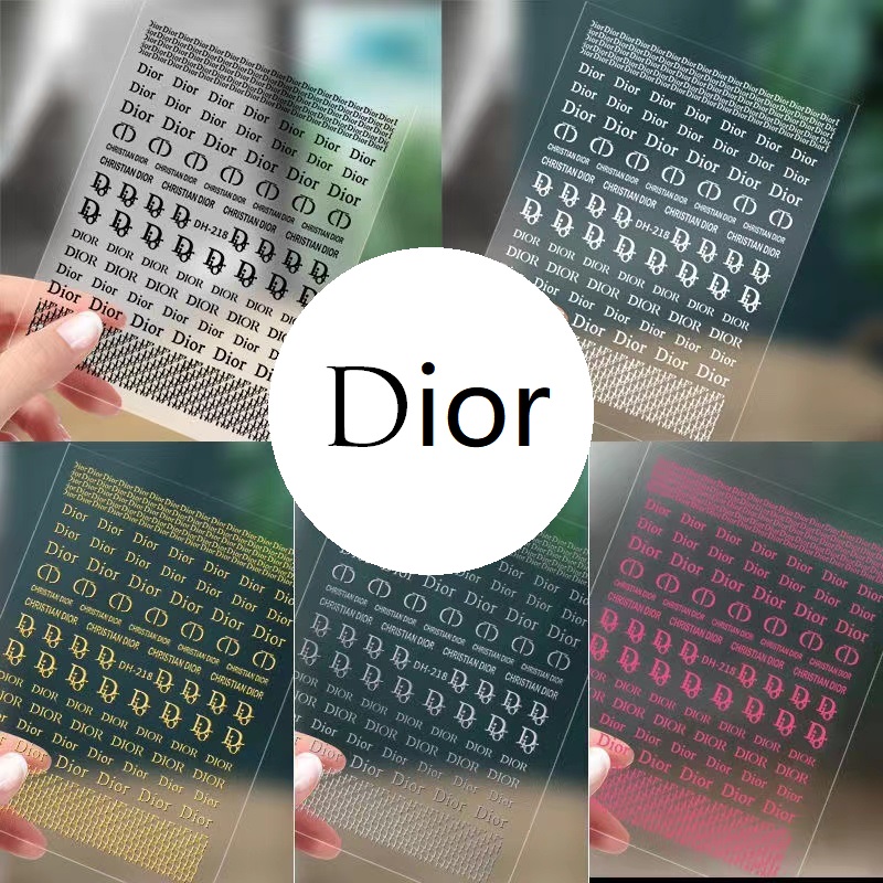 Dior nail sticker 10