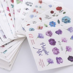 FLOWER NAIL DECAL