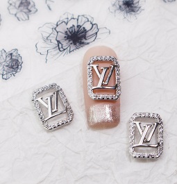 Louis Vuitton White Vernis Nail Polish Stickers Key Holder and Bag Charm -  Yoogi's Closet