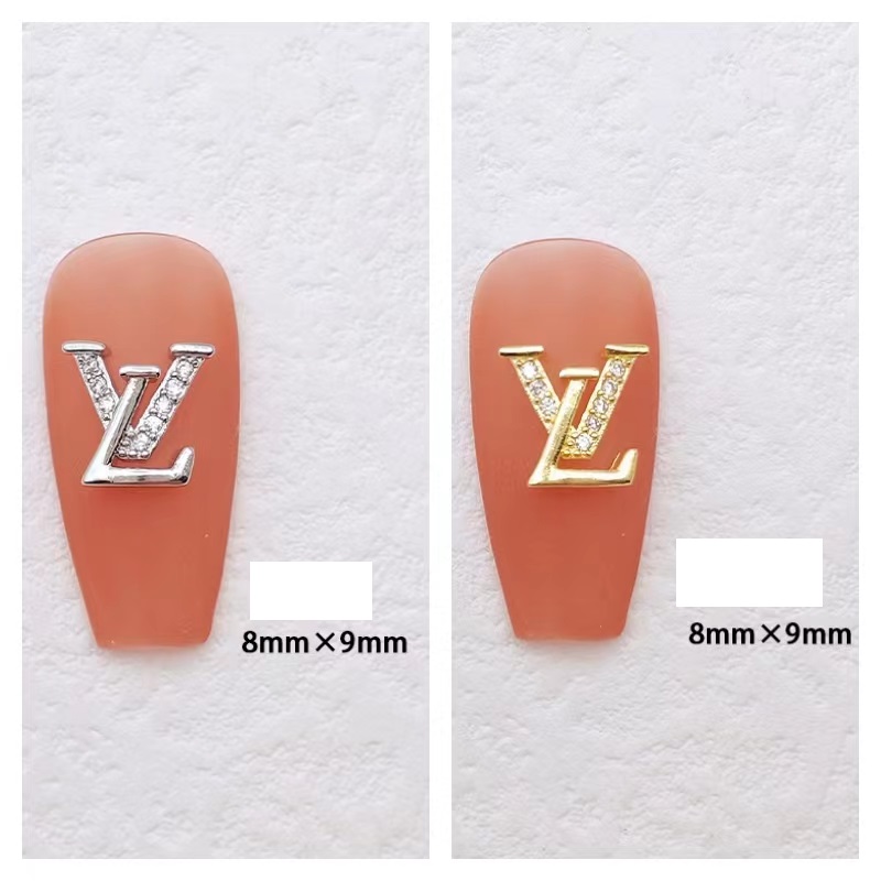 Gold LV Brand Nail Charms B (15 pcs) – Chic Nail Supply™