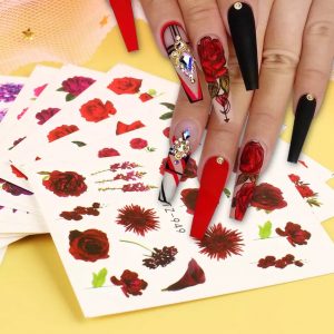 LV glow in the dark nail stickers decals – JELLY NAILS 1
