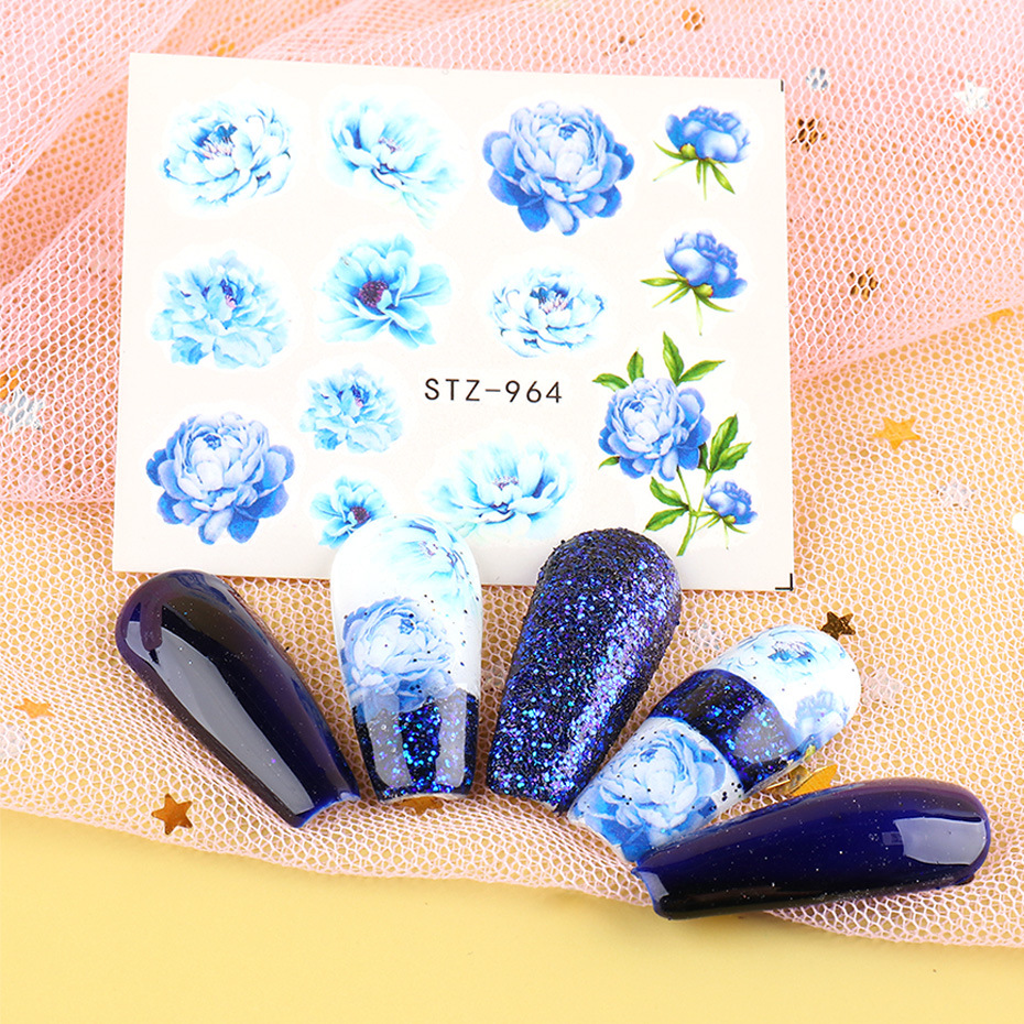 NAIL FLOWER DECAL (3)