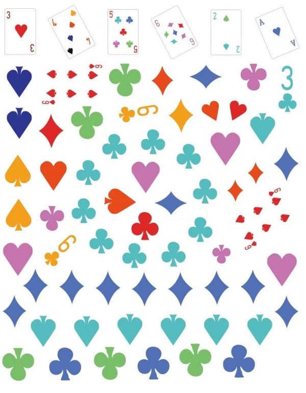 Play Card nail sticker