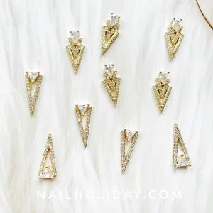 Triangle-nail charm