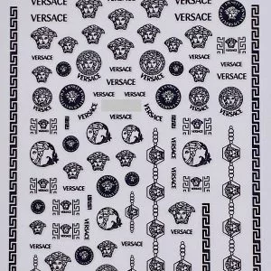 Versace nail sticker