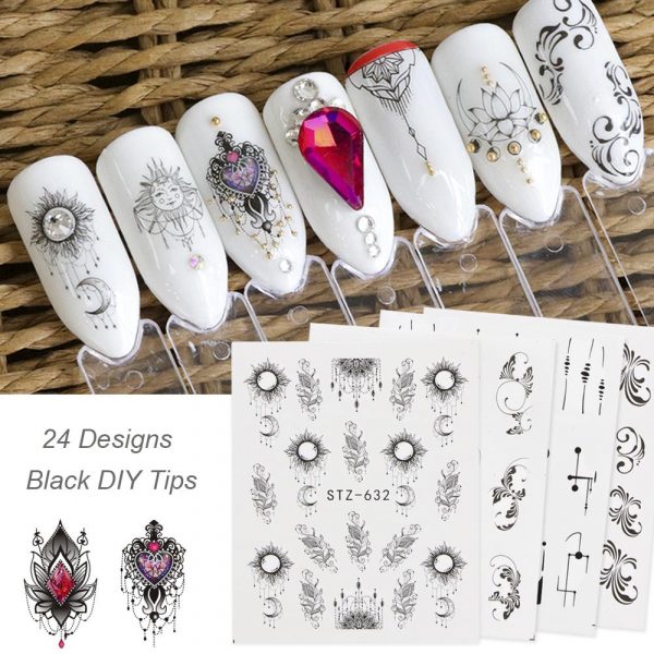 Nail Art Stickers 3D Silver-Fiocchi di Neve-NATALE-Adesivi Unghie 3D-Buy 4  Get 6 | eBay
