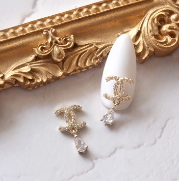 10PCS 3D Ribbon Nail Alloy Charm Bow Ties Nail Diamond Manicure DIY  Decoration