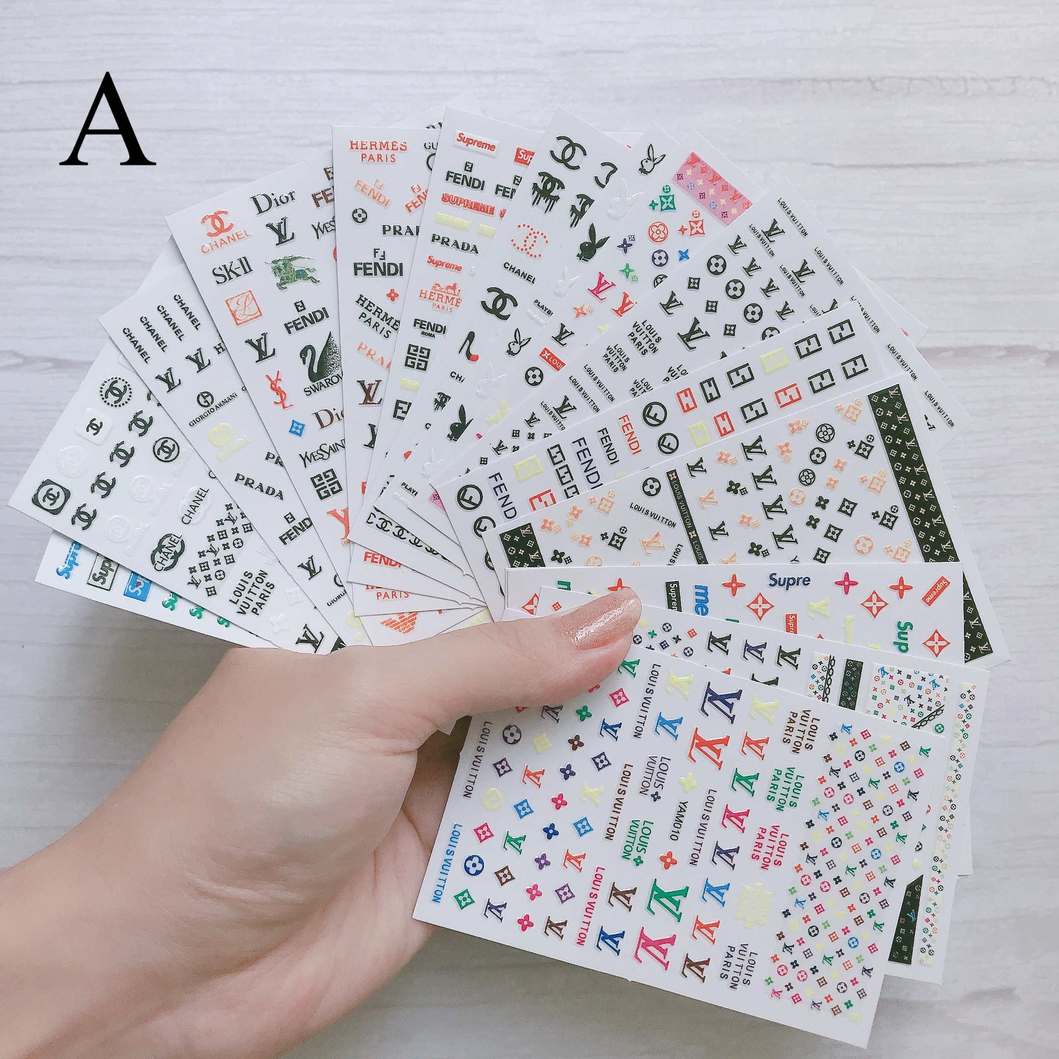 Best Seller Designer Nail Art Stickers Collection