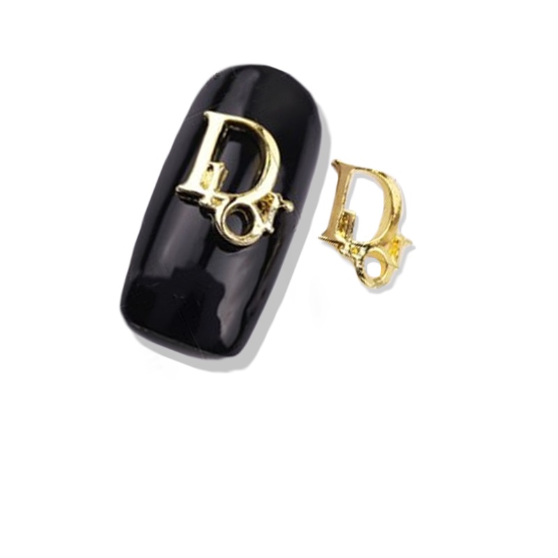 20PCS Metal Dior Nail Charms