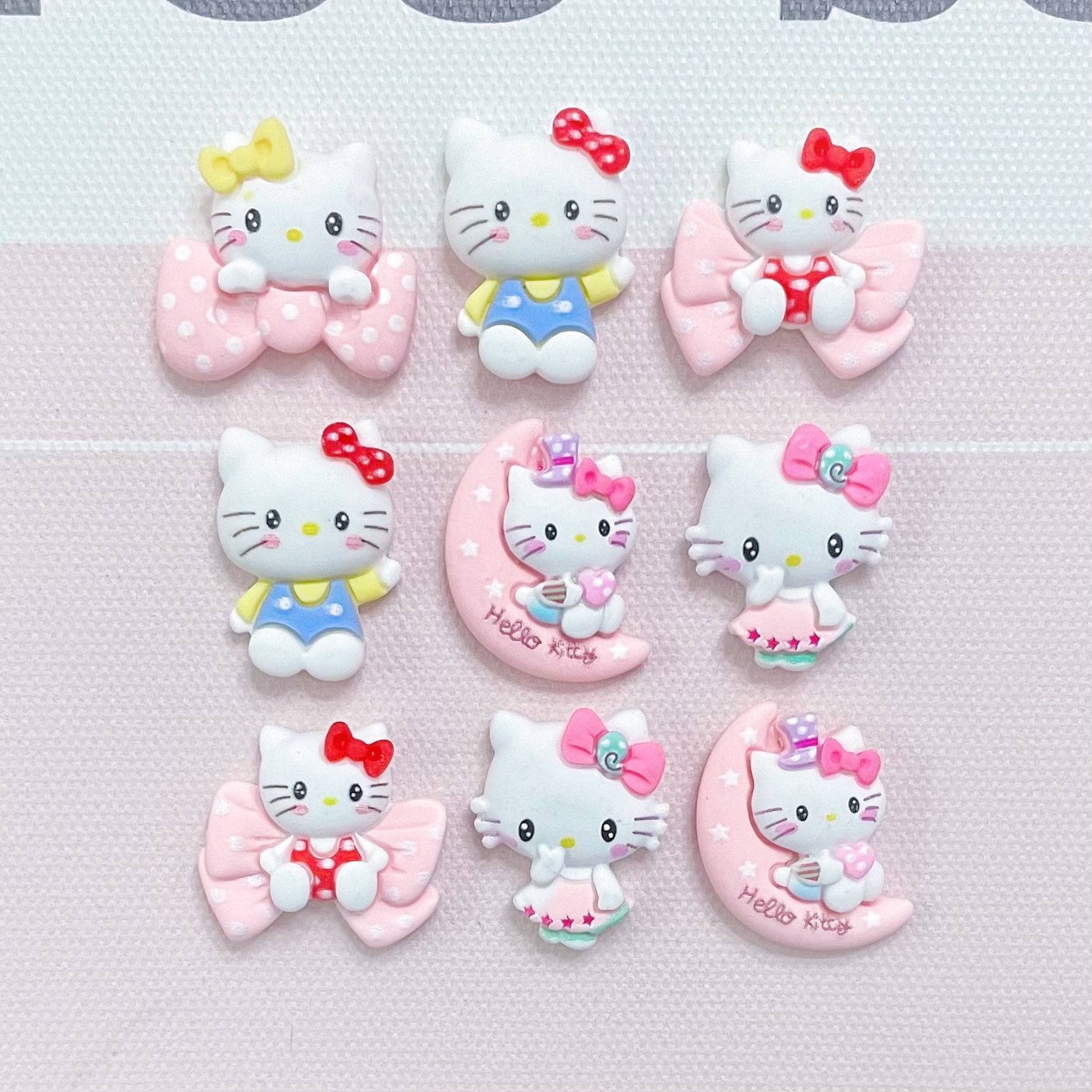 Family Hello Kitty Nail Charms-20pcs