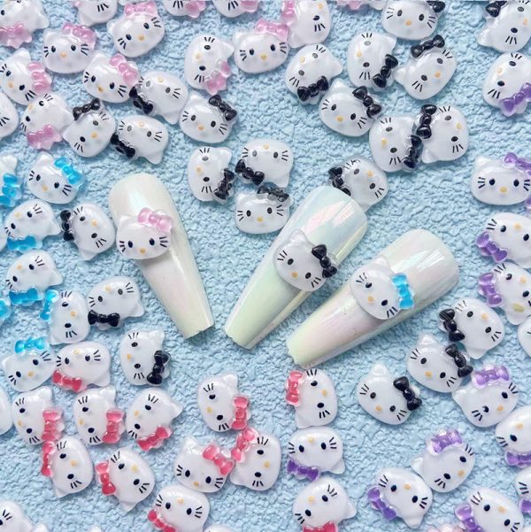 Mini Hello Kitty Nail Charms-30pcs