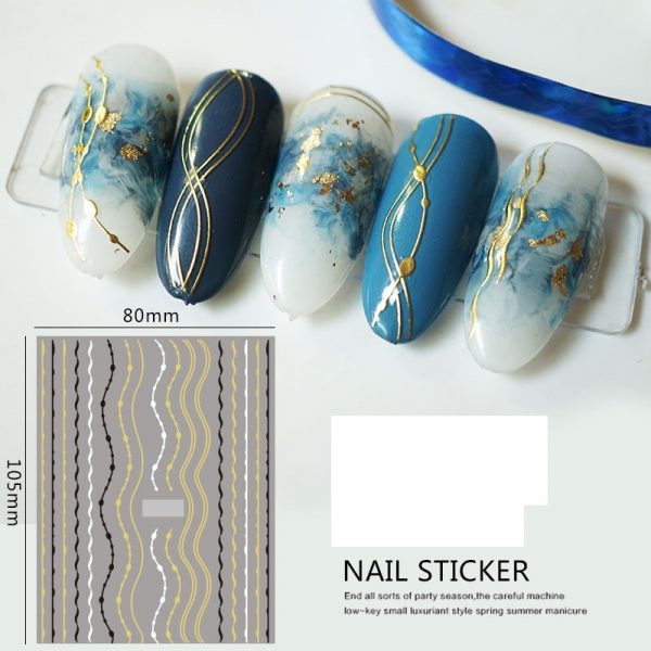 line nail stickers