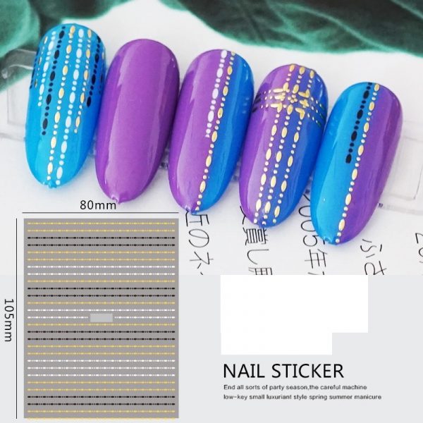 line nail stickers