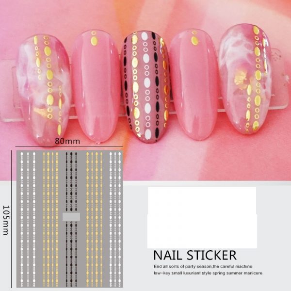 line nail stickers