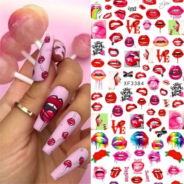 Holographic Nail Art Nail Stickers Bundle, 24 Designs – allydrew